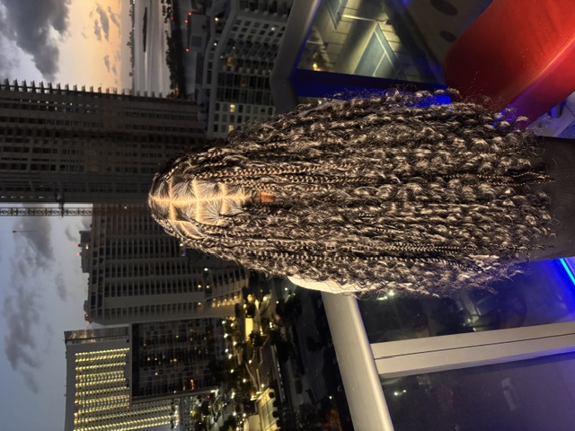 Bohemian Knotless Braids style 2